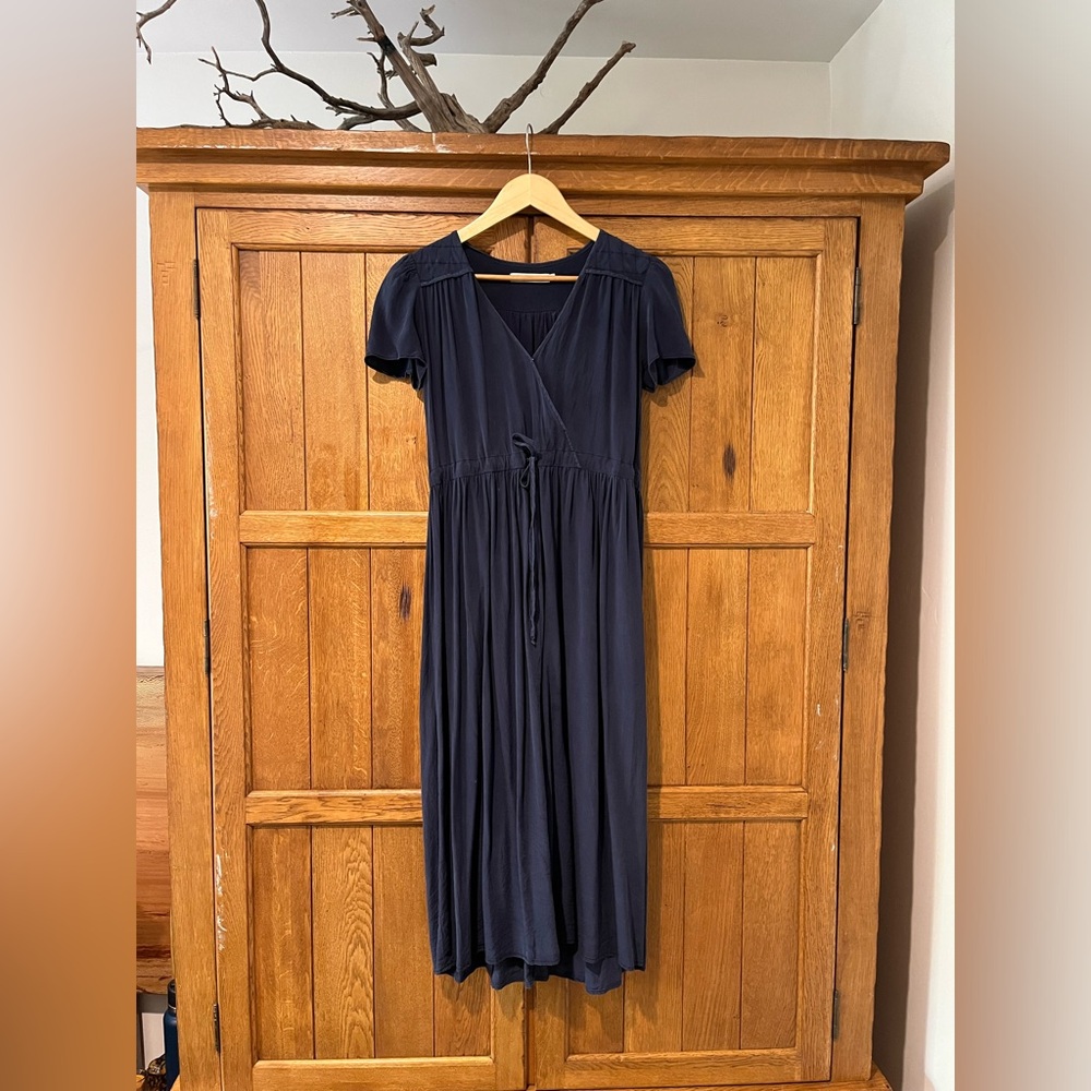 Christy Dawn Navy Blue Midi Dress